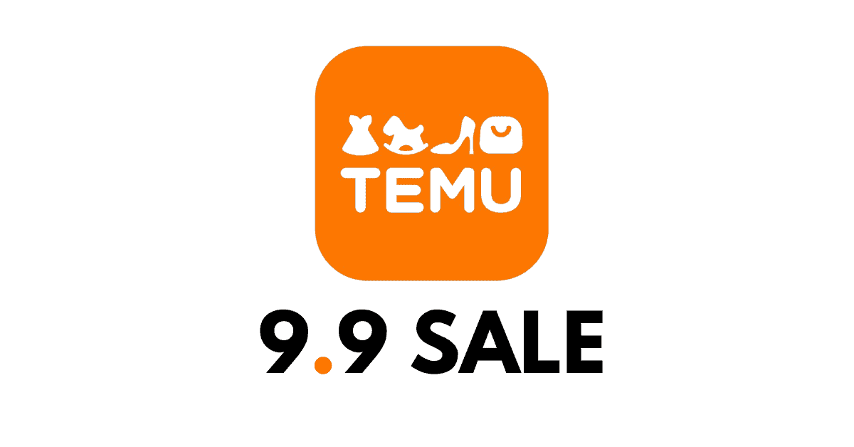 Temu 9.9 Sale