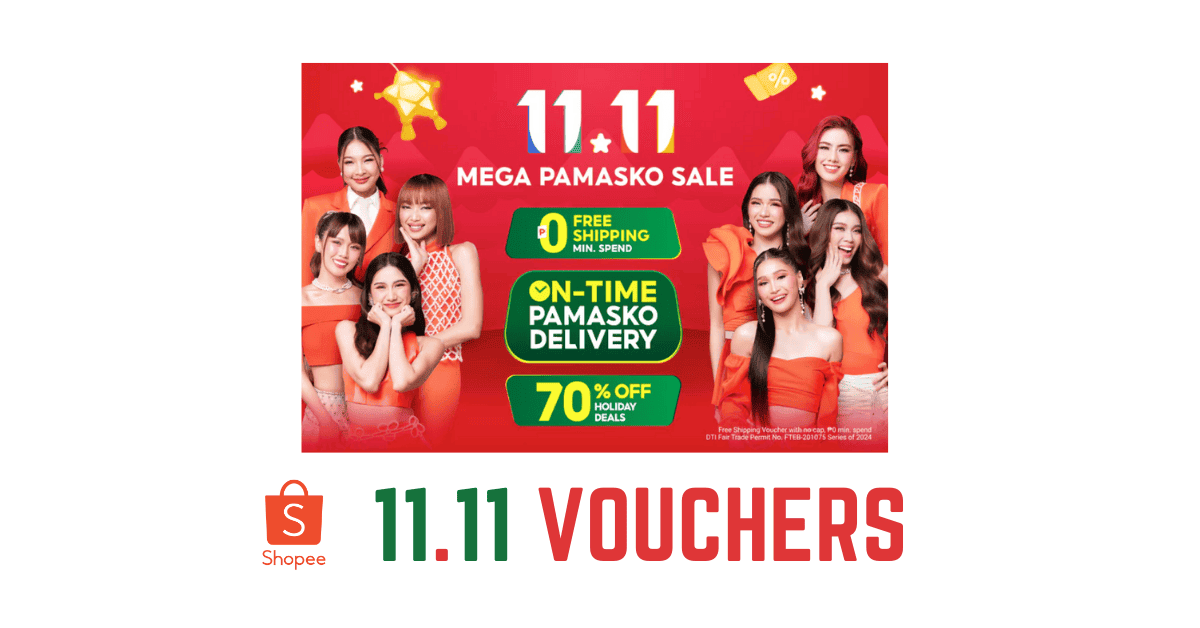 Shopee 11-11 Mega Pamaskol Sale 2024