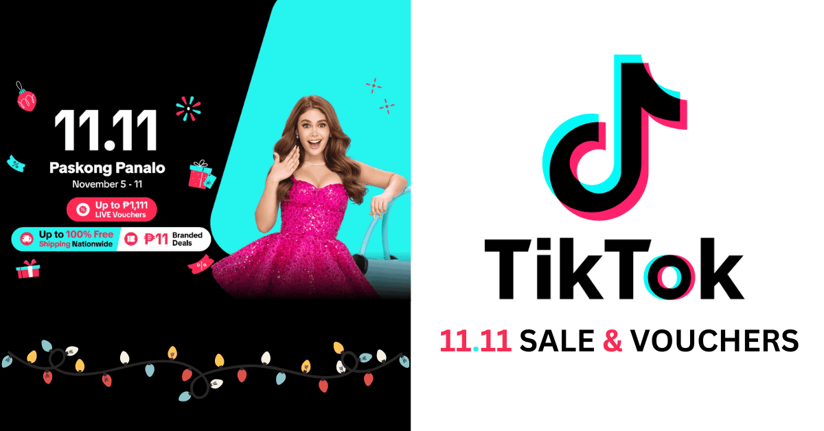 TikTok 11-11 Paskong Panalo Sale and Vouchers