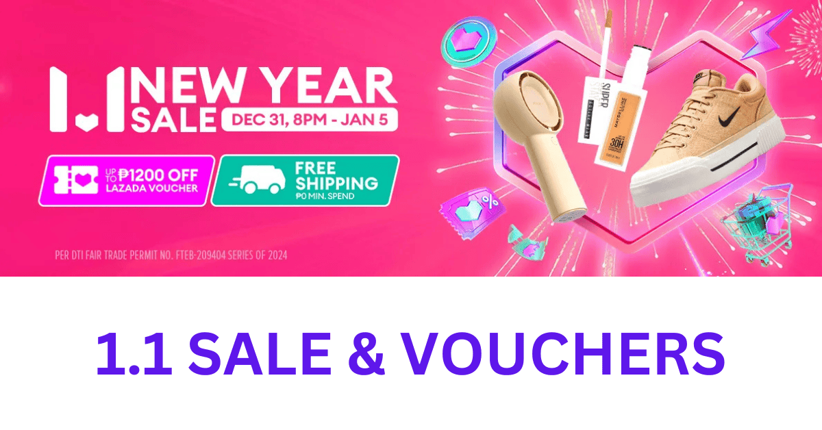 Lazada 1.1 New Year Sale 2025