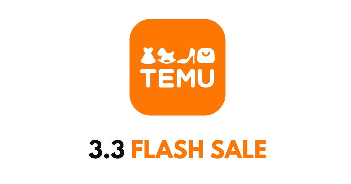 Temu 3-3 Flash Sale