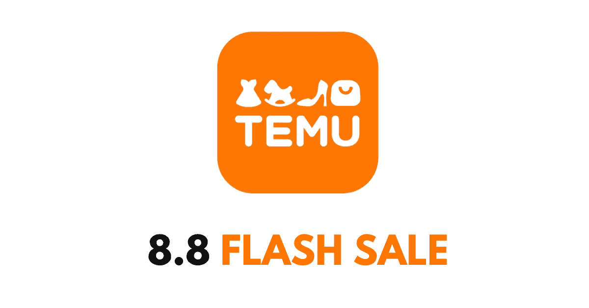Temu 8-8 Flash Sale
