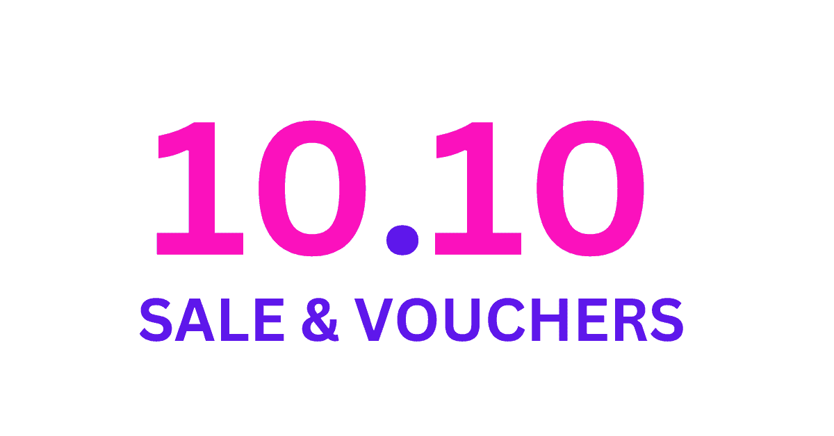 10/10 Sale and Vouchers