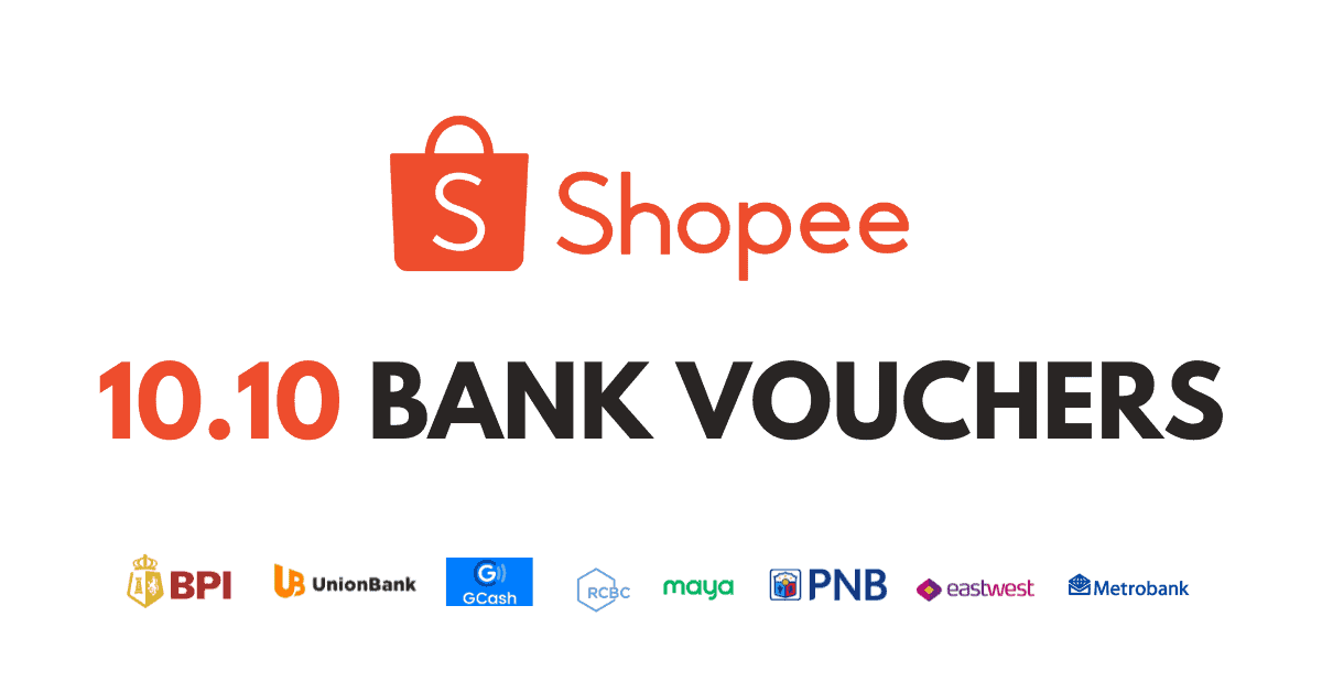 Shopee 10.10 Bank Vouchers