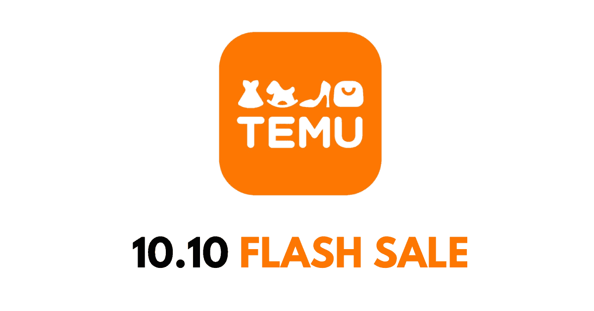 Temu 10-10 Flash Sale