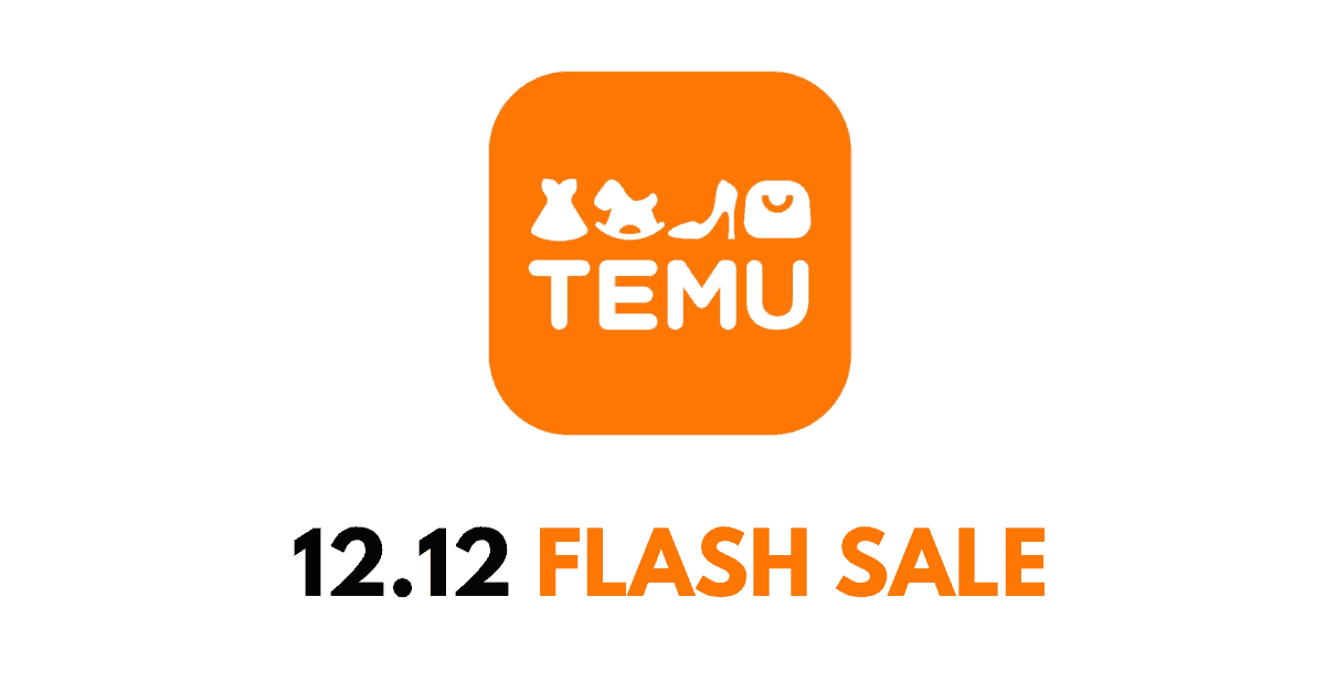 Temu 12-12 Flash Sale
