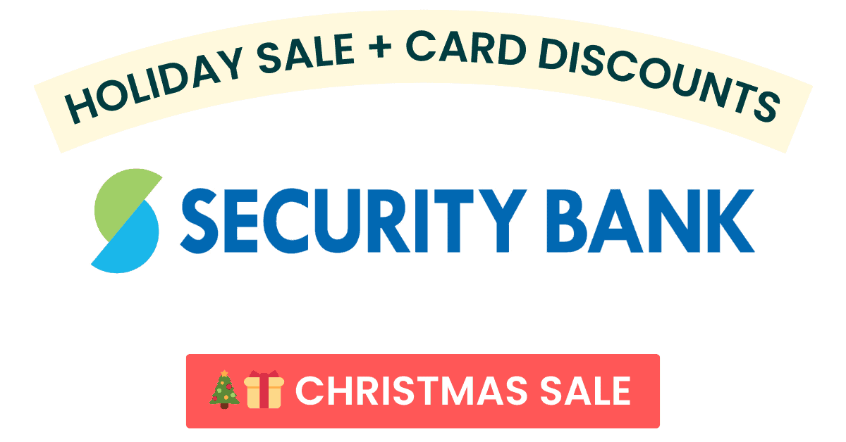 Security Bank Christmas Card Promotions Cashback Discounts Philippines