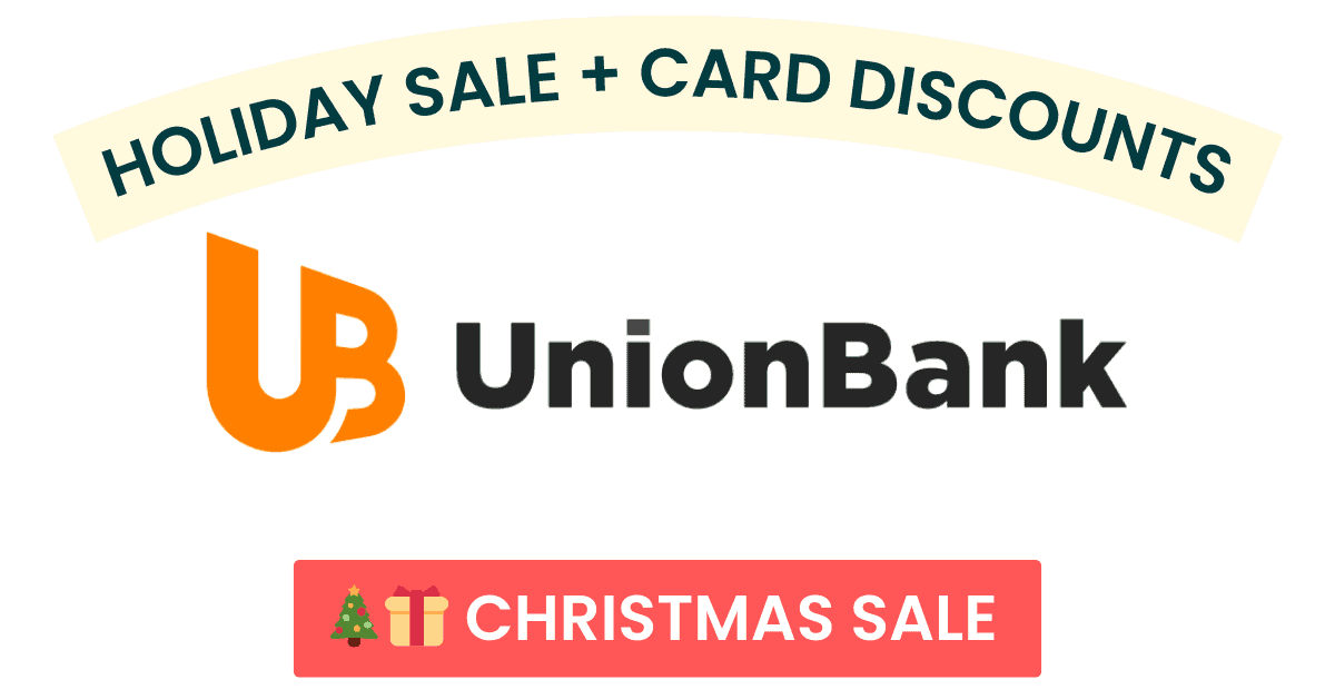 UnionBank Christmas Card Promotions Cashback Discounts Philippines