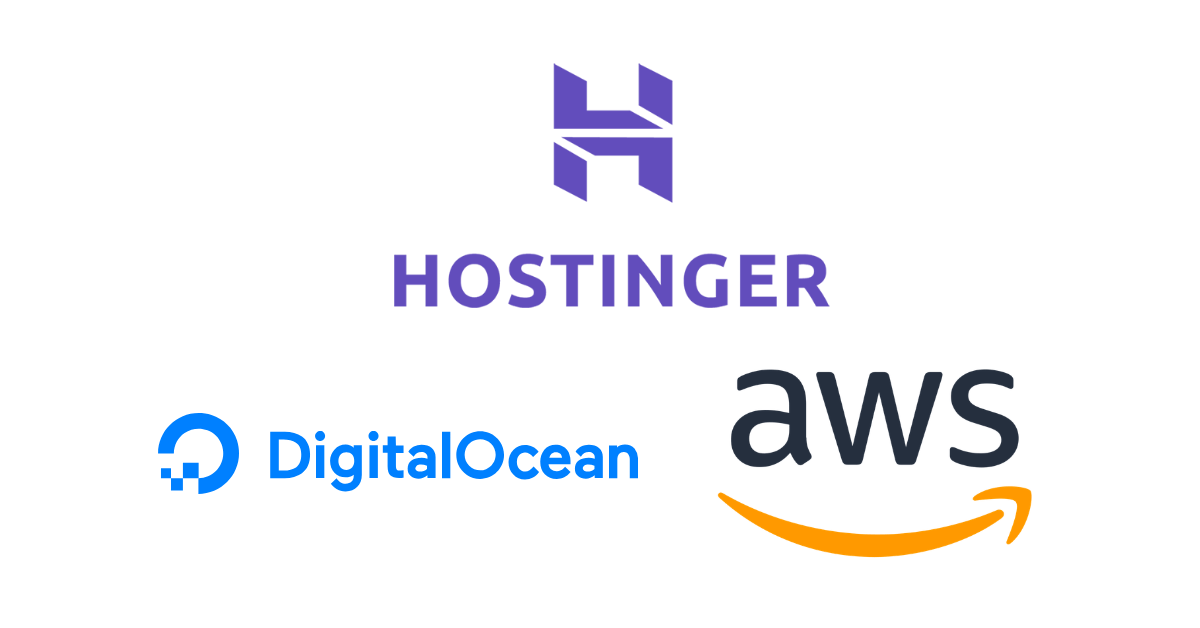 Hostinger vs Digitalocean vs AWS