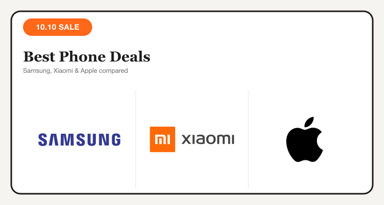 10.10 Sale Philippines best phone deals: Samsung, Xiaomi, Apple