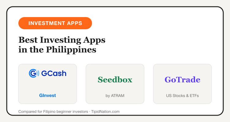 Best robo-advisor and investment apps in the Philippines: GInvest, Seedbox, GoTrade