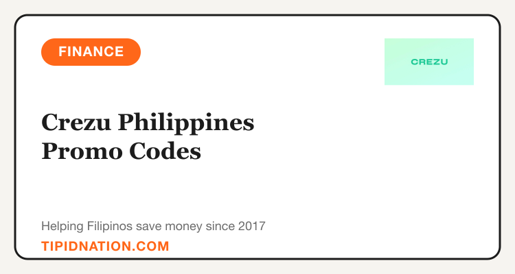 Crezu Philippines promo codes and verified discount vouchers: September 2026 deals updated weekly by TipidNation