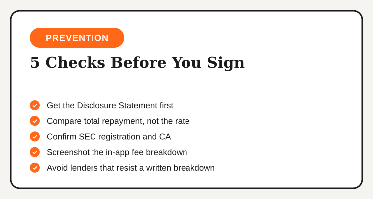 Five checks before accepting a loan offer in the Philippines