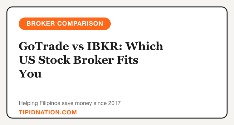 GoTrade vs IBKR Philippines broker comparison