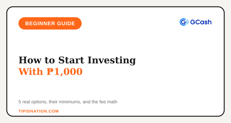 How to start investing with ₱1,000 in the Philippines