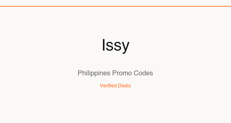 Issy Philippines promo codes and verified discount vouchers — June 2026 deals updated weekly by TipidNation