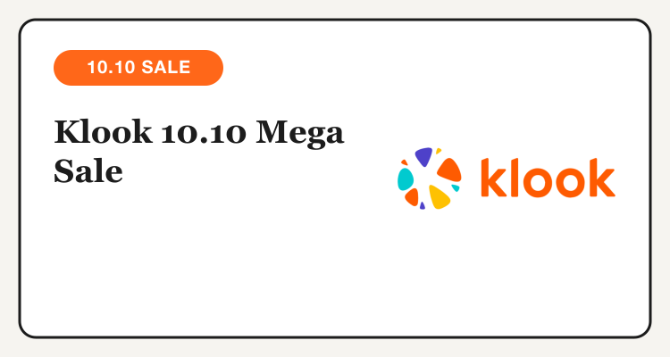 Klook 10.10 Mega Sale Philippines