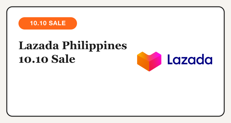 Lazada Philippines 10.10 Sale