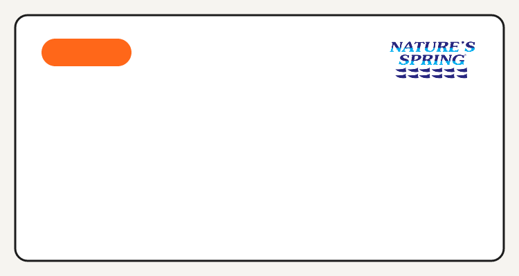 Nature's Spring Philippines promo codes and verified discount vouchers: September 2026 deals updated weekly by TipidNation