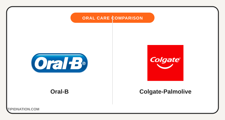Oral-B vs Colgate-Palmolive oral care brand comparison