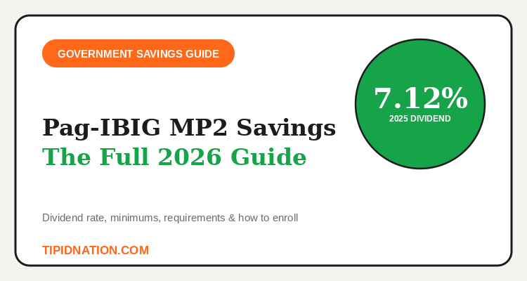 Pag-IBIG MP2 Savings: dividend rate, minimums, requirements and how to enroll