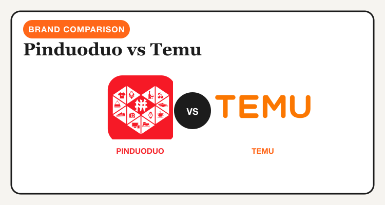 Pinduoduo vs Temu comparison