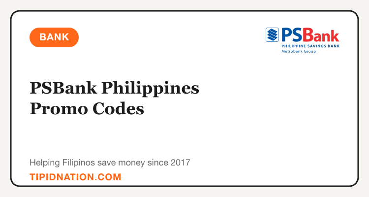 PSBank Philippines savings and credit card offers: 3 offers updated weekly