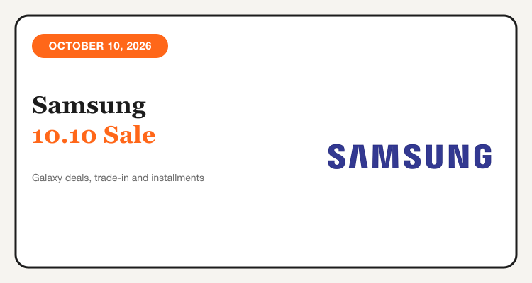 Samsung 10.10 Sale Philippines Galaxy deals, trade-in and installments