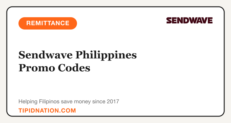 Sendwave Philippines zero-fee GCash transfer offers: 3 offers updated weekly