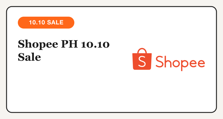 Shopee PH 10.10 Sale