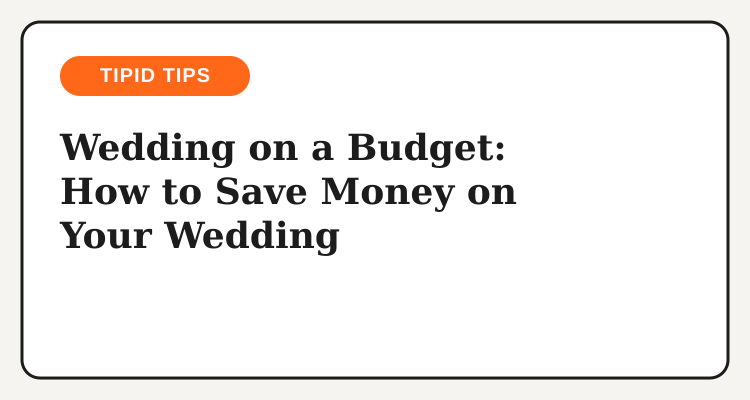 Tipid Tips guide to planning a wedding on a budget in the Philippines
