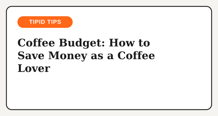 Coffee budget Philippines: café vs sachet vs home brew cost