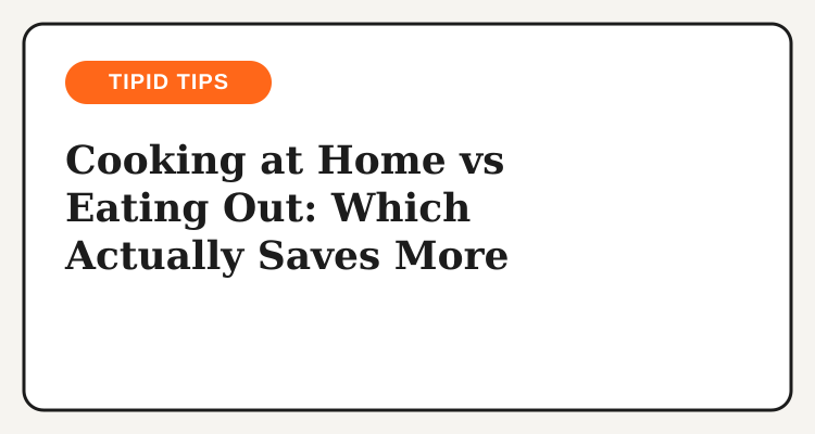 Cooking at home versus eating out in the Philippines