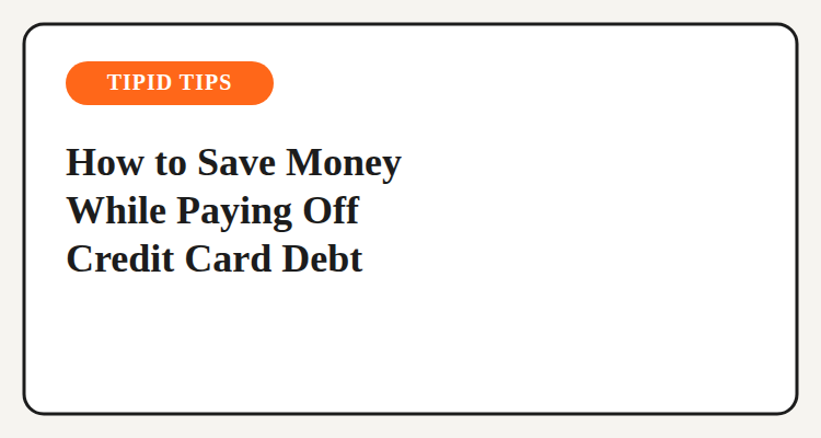 How to save money while paying off credit card debt in the Philippines