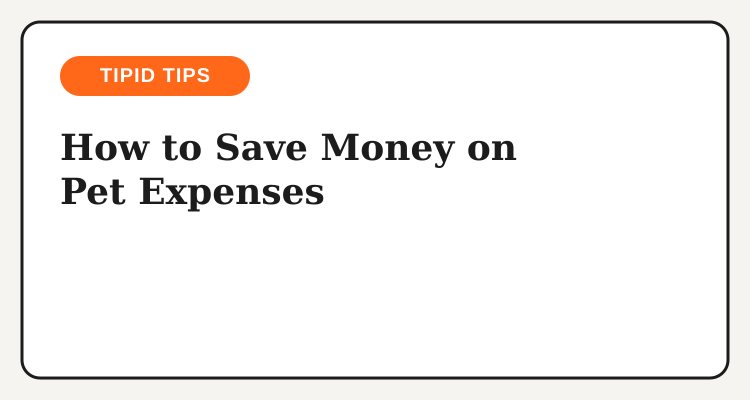 Tipid Tips: how to save money on pet expenses in the Philippines