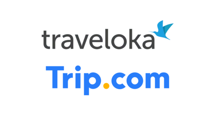 Traveloka and Trip.com logos