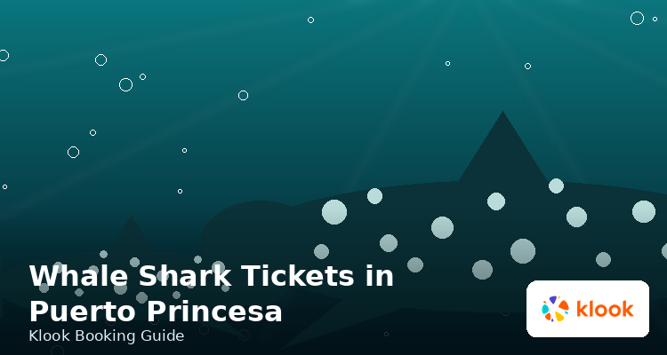 Whale shark watching ticket guide for Puerto Princesa, Palawan