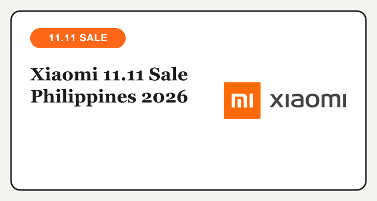 Xiaomi 11.11 Sale Philippines 2026 guide with the Xiaomi logo