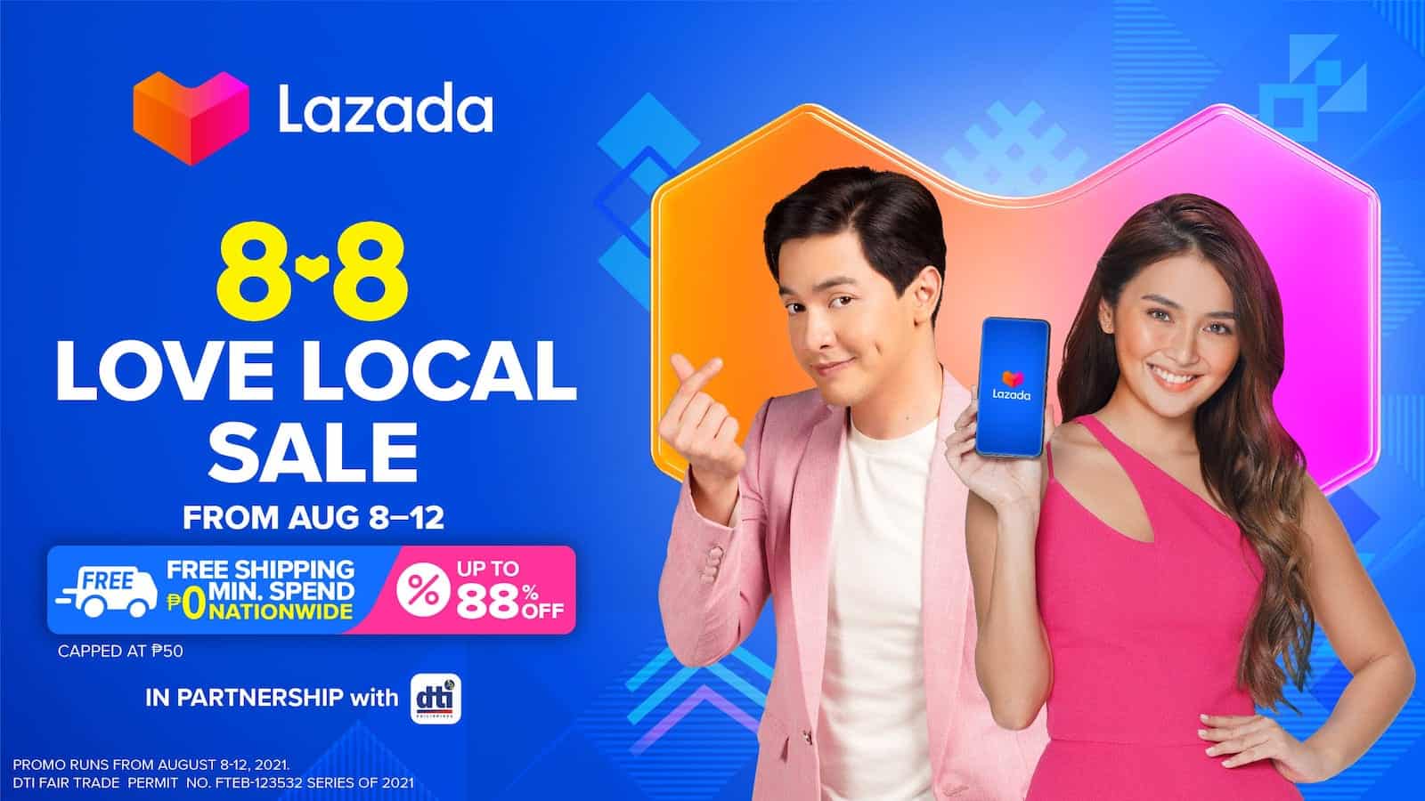 Lazada 8.8 Love Local Sale
