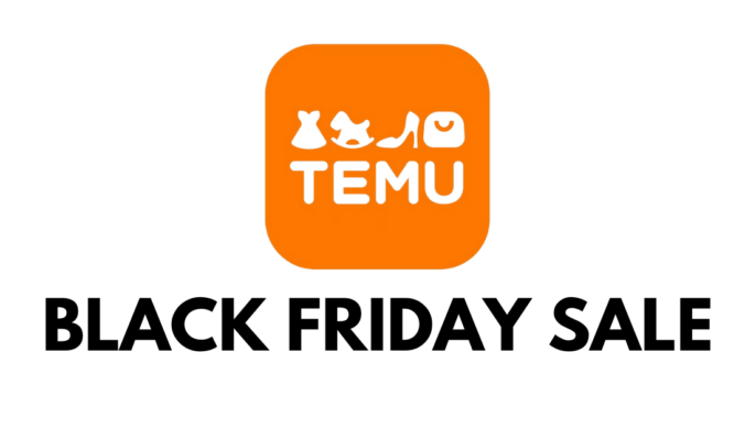 Temu Black Friday Sale Promotions