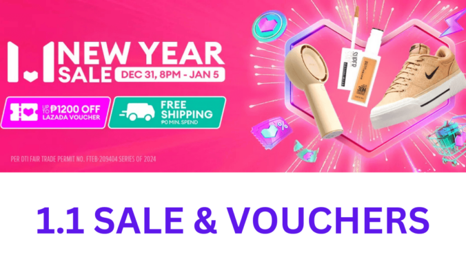 Lazada 1.1 New Year Sale 2025