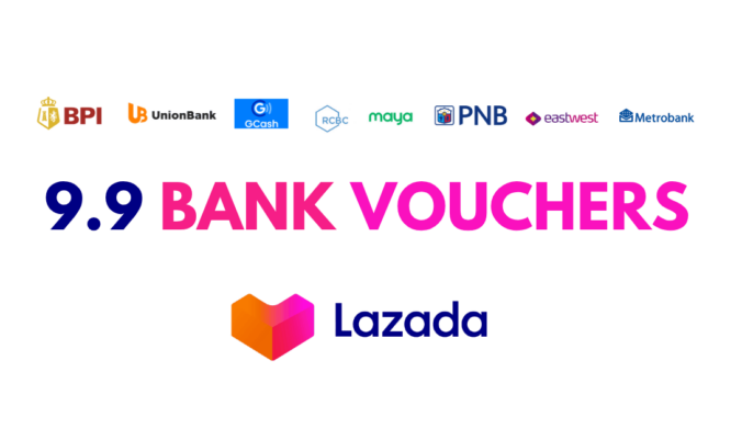 Lazada 9-9 Bank Vouchers